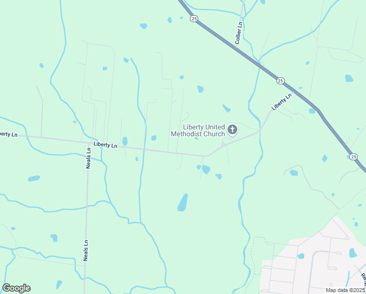map of restaurants, bars, coffee shops, grocery stores, and more near 1176 Liberty Lane in Gallatin