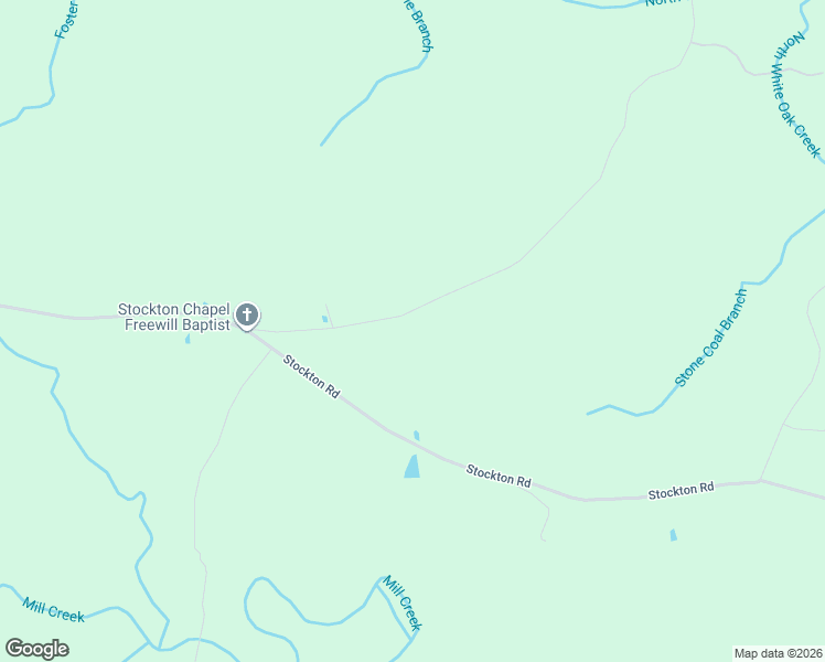 map of restaurants, bars, coffee shops, grocery stores, and more near 182 Stockton Chapel Road in Jamestown