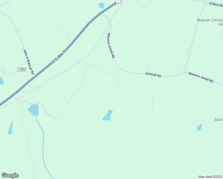 map of restaurants, bars, coffee shops, grocery stores, and more near Manson-Axtell Road in Norlina