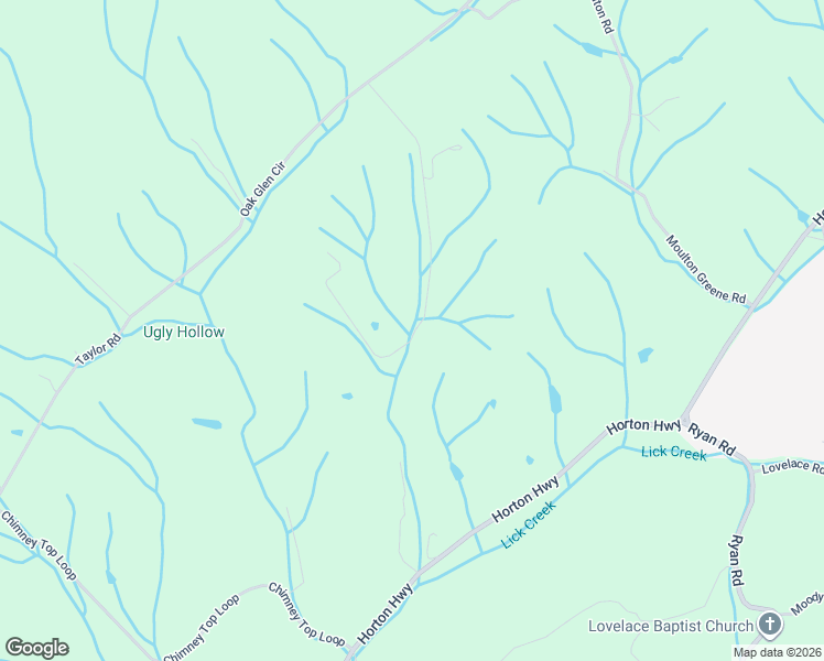 map of restaurants, bars, coffee shops, grocery stores, and more near 560 Poteat Lane in Fall Branch