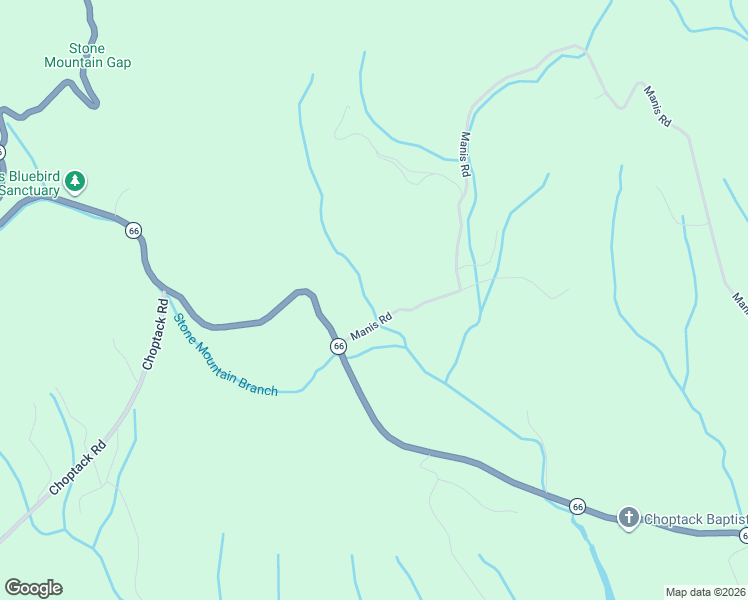 map of restaurants, bars, coffee shops, grocery stores, and more near 338 Manis Road in Rogersville