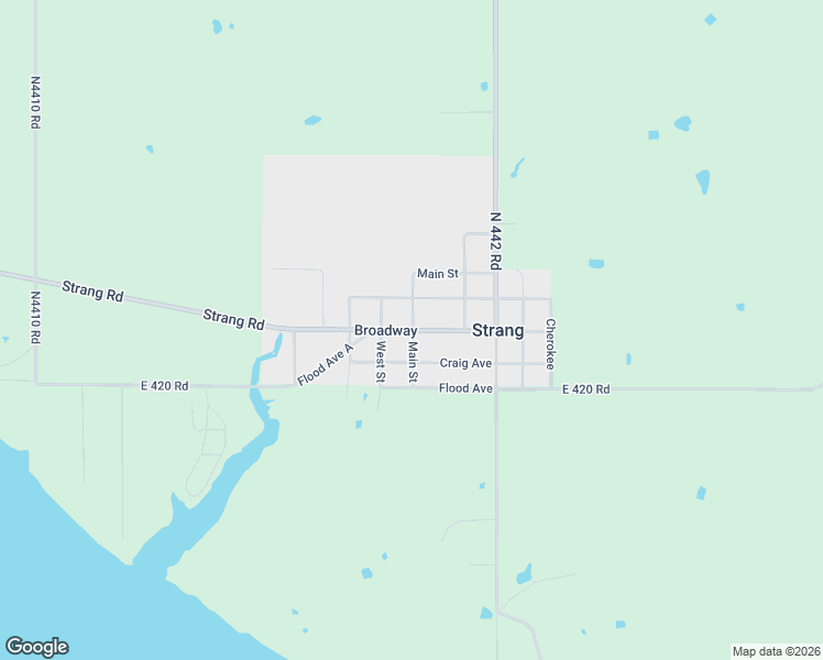 map of restaurants, bars, coffee shops, grocery stores, and more near 100 East Broadway in Strang