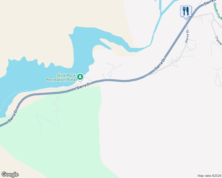 map of restaurants, bars, coffee shops, grocery stores, and more near 39670 Sierra Drive in Three Rivers