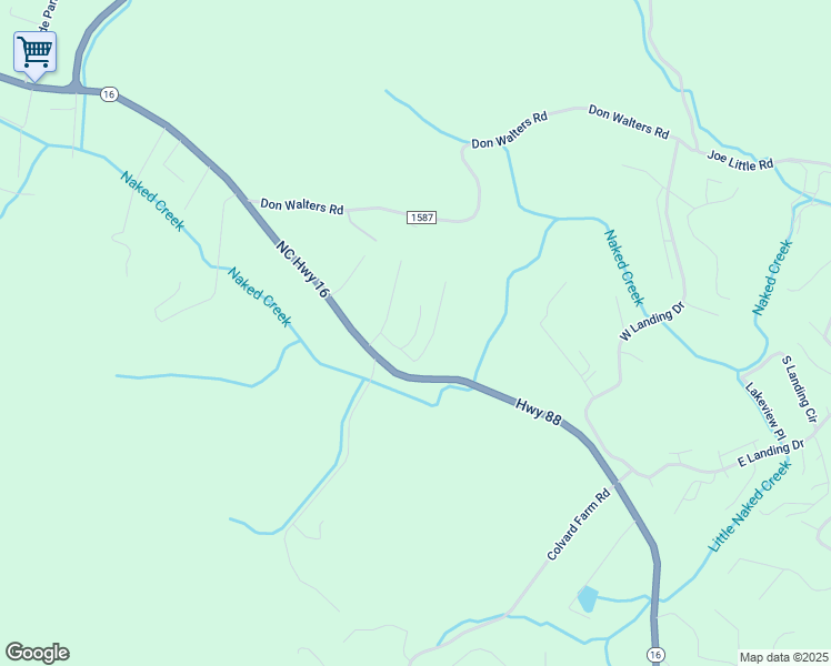 map of restaurants, bars, coffee shops, grocery stores, and more near Graybeal Calloway Drive in Jefferson