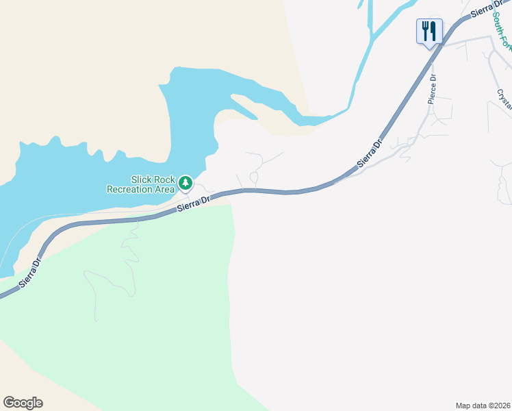 map of restaurants, bars, coffee shops, grocery stores, and more near 39670 Sierra Drive in Three Rivers