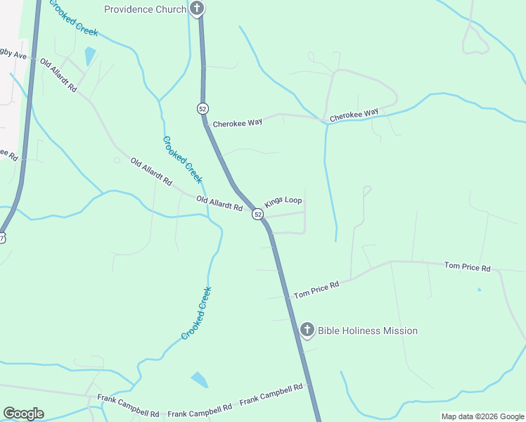 map of restaurants, bars, coffee shops, grocery stores, and more near 1001 Allardt Highway in Jamestown