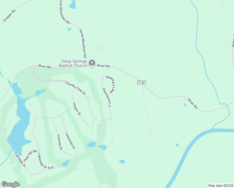 map of restaurants, bars, coffee shops, grocery stores, and more near 187 Deertract Loop in Stoneville