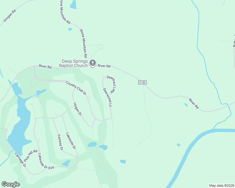 map of restaurants, bars, coffee shops, grocery stores, and more near 187 Deertract Loop in Stoneville