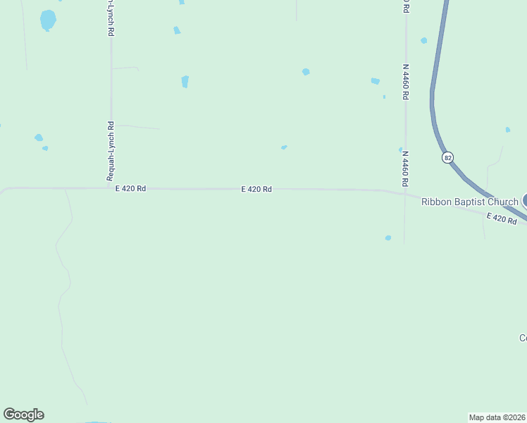 map of restaurants, bars, coffee shops, grocery stores, and more near 10464 East 420 Road in Strang