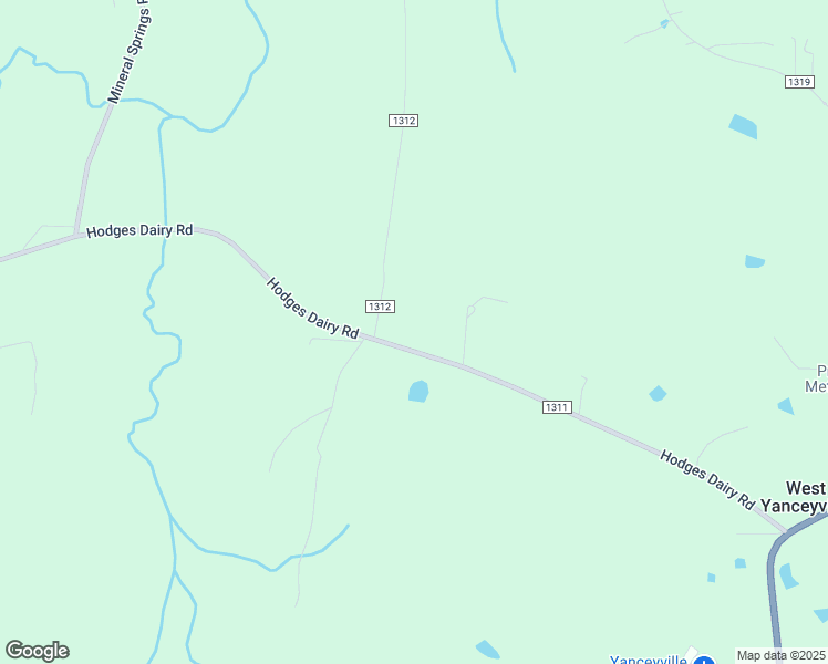 map of restaurants, bars, coffee shops, grocery stores, and more near 924 Hodges Dairy Road in Yanceyville