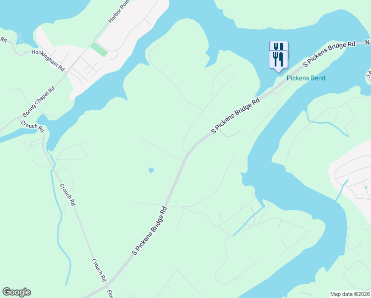 map of restaurants, bars, coffee shops, grocery stores, and more near 110 McCracken Drive in Johnson City