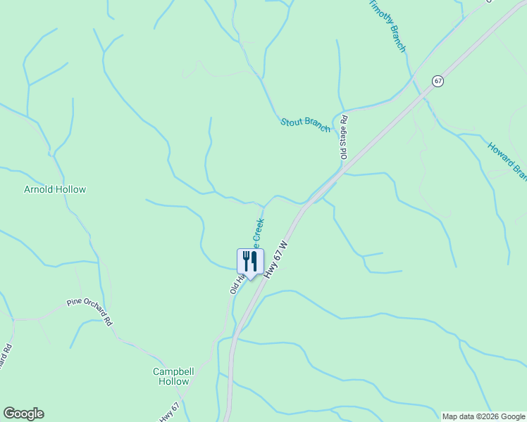 map of restaurants, bars, coffee shops, grocery stores, and more near 202 McEwen Bridge Ln in Butler
