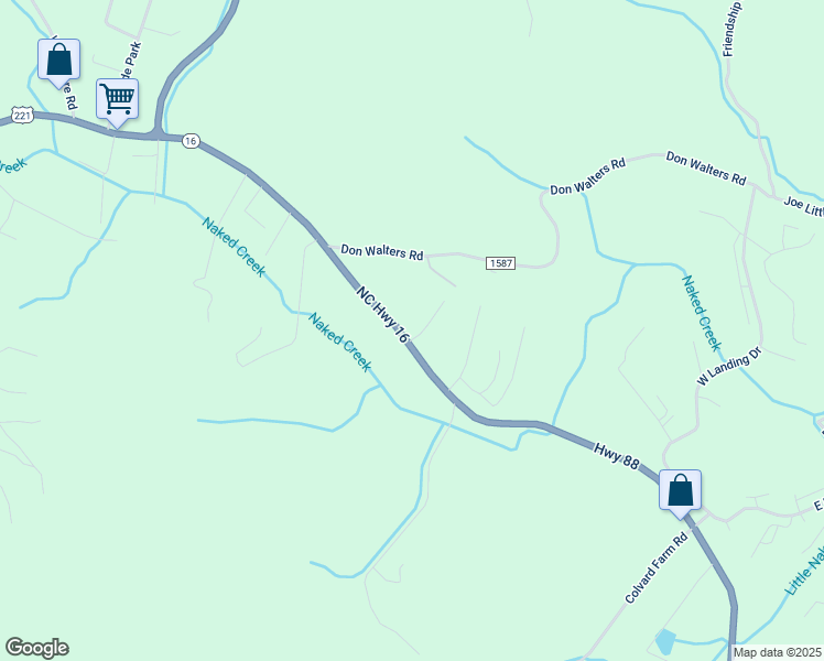 map of restaurants, bars, coffee shops, grocery stores, and more near 125 Highland Hill Drive in Jefferson