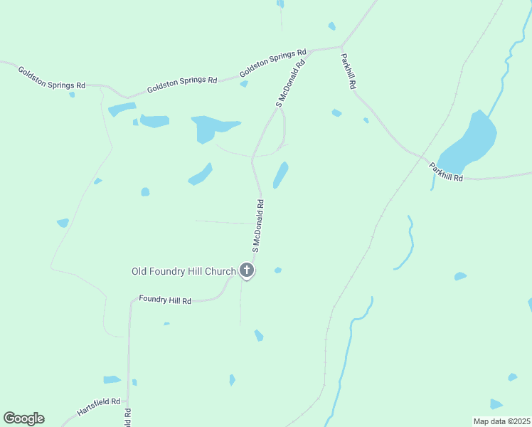 map of restaurants, bars, coffee shops, grocery stores, and more near 3461-3819 South McDonald Road in Puryear