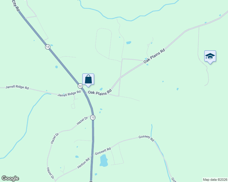 map of restaurants, bars, coffee shops, grocery stores, and more near 2075 Oak Plains Rd in Ashland City