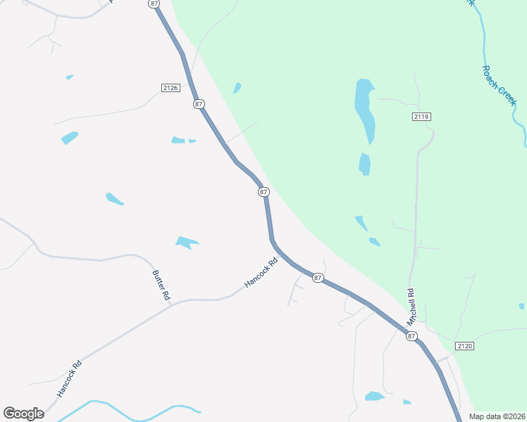 map of restaurants, bars, coffee shops, grocery stores, and more near 9566 North Carolina 87 in Reidsville