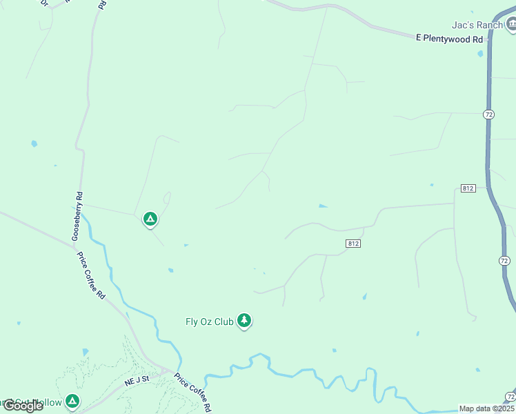 map of restaurants, bars, coffee shops, grocery stores, and more near 12784 Bracebridge Street in Bentonville