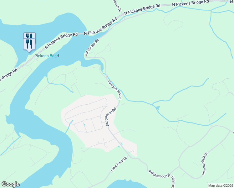 map of restaurants, bars, coffee shops, grocery stores, and more near 977 Rangewood Road in Piney Flats