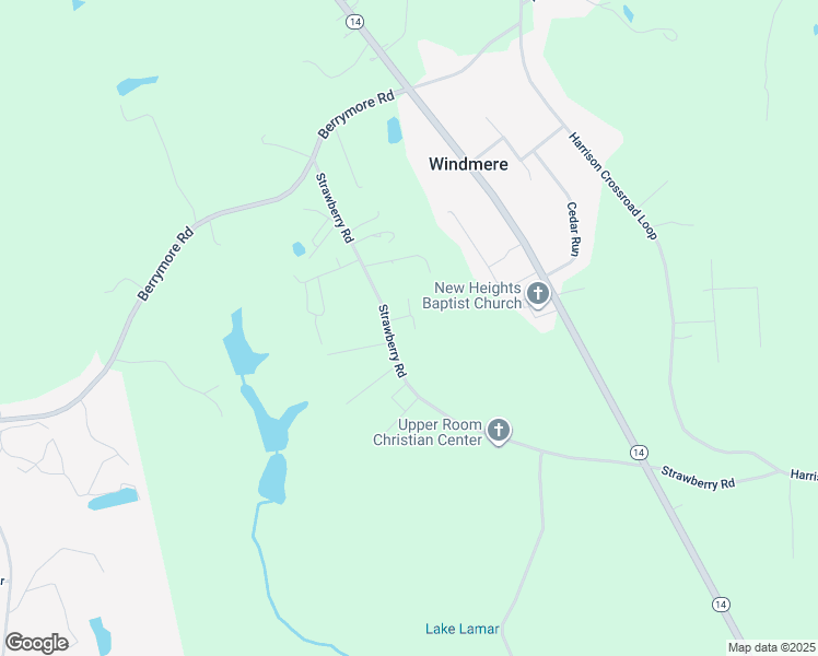 map of restaurants, bars, coffee shops, grocery stores, and more near 337 Strawberry Road in Reidsville