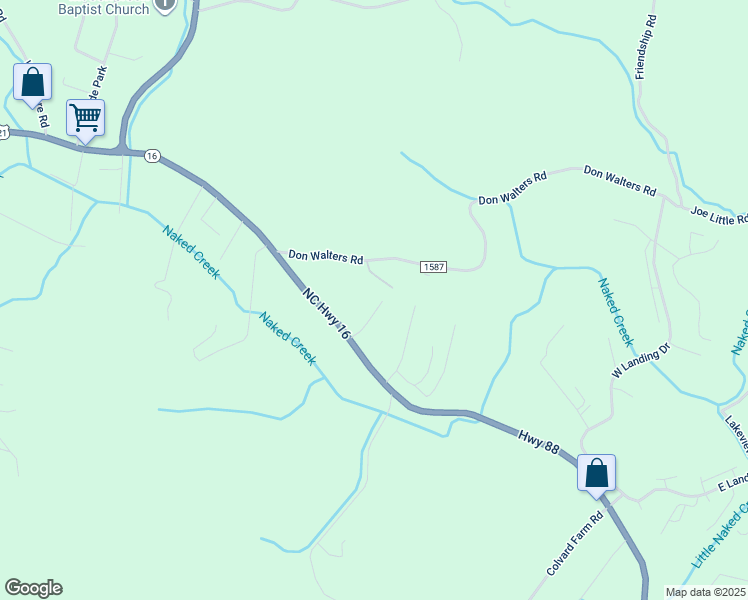 map of restaurants, bars, coffee shops, grocery stores, and more near 231 Highland Hill Drive in Jefferson