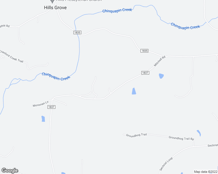 map of restaurants, bars, coffee shops, grocery stores, and more near 125 Pumpkin Hill Lane in Pilot Mountain