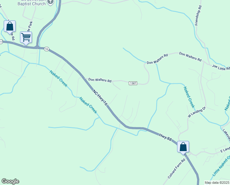 map of restaurants, bars, coffee shops, grocery stores, and more near 231 Highland Hill Drive in Jefferson