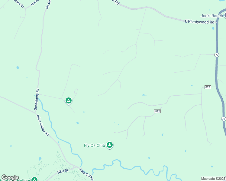 map of restaurants, bars, coffee shops, grocery stores, and more near 12784 Brace Bridge Street in Bentonville