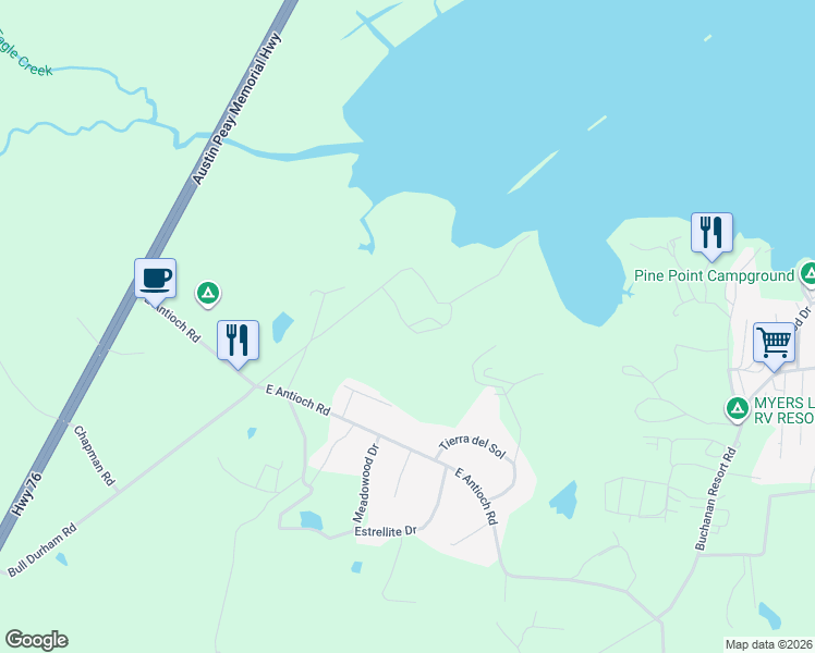 map of restaurants, bars, coffee shops, grocery stores, and more near 1687-1811 Durham Rd in Henry
