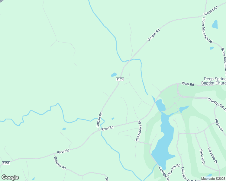 map of restaurants, bars, coffee shops, grocery stores, and more near 1447 Grogan Road in Stoneville