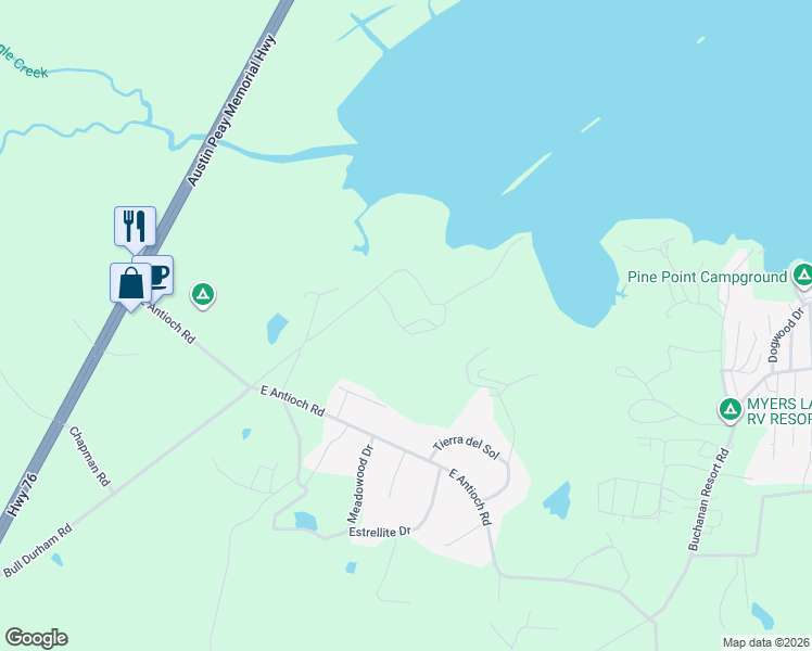 map of restaurants, bars, coffee shops, grocery stores, and more near 1811 Durham Rd in Henry