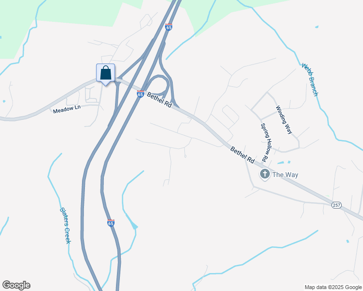 map of restaurants, bars, coffee shops, grocery stores, and more near 2052 Wilson Lane in Goodlettsville