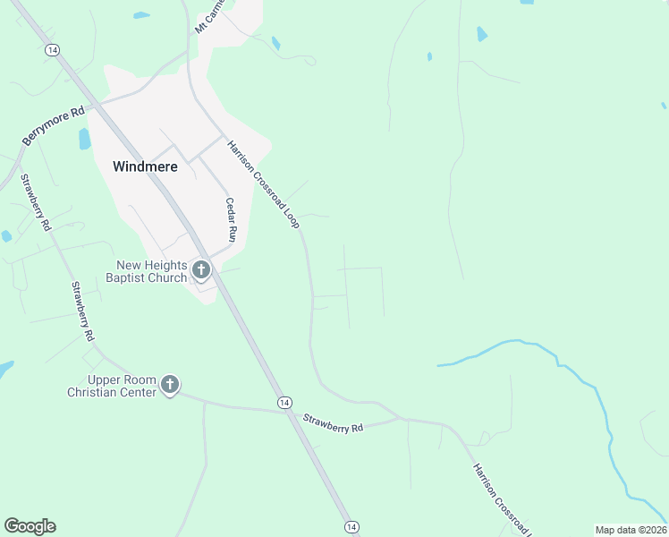 map of restaurants, bars, coffee shops, grocery stores, and more near 150 Kelly Road in Reidsville