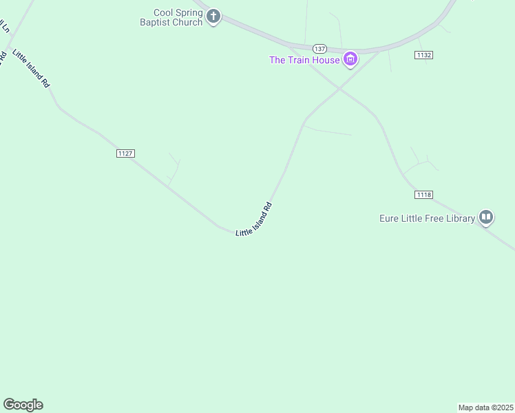map of restaurants, bars, coffee shops, grocery stores, and more near 129 Little Island Road in Eure