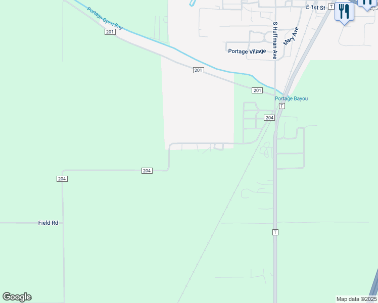 map of restaurants, bars, coffee shops, grocery stores, and more near 269 County Road 204 in Portageville