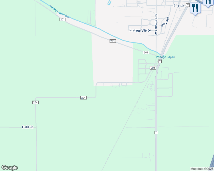 map of restaurants, bars, coffee shops, grocery stores, and more near 269 County Road 204 in Portageville