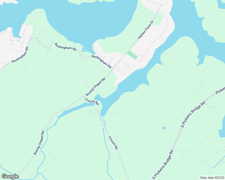 map of restaurants, bars, coffee shops, grocery stores, and more near 523 Boring Chapel Road in Gray
