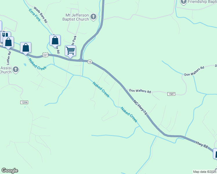 map of restaurants, bars, coffee shops, grocery stores, and more near 204 Bd Lewis Drive in Jefferson