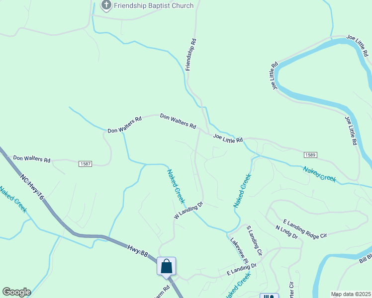 map of restaurants, bars, coffee shops, grocery stores, and more near 145 Rocky Creek Court in Jefferson