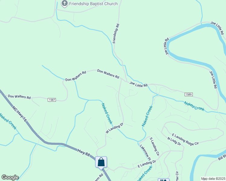 map of restaurants, bars, coffee shops, grocery stores, and more near 145 Rocky Creek Court in Jefferson