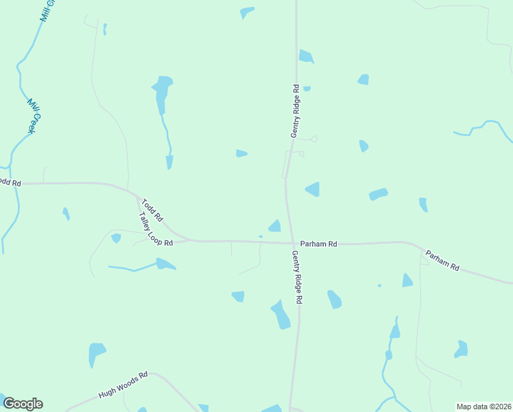 map of restaurants, bars, coffee shops, grocery stores, and more near 1599 Gentry Ridge Road in Roxboro