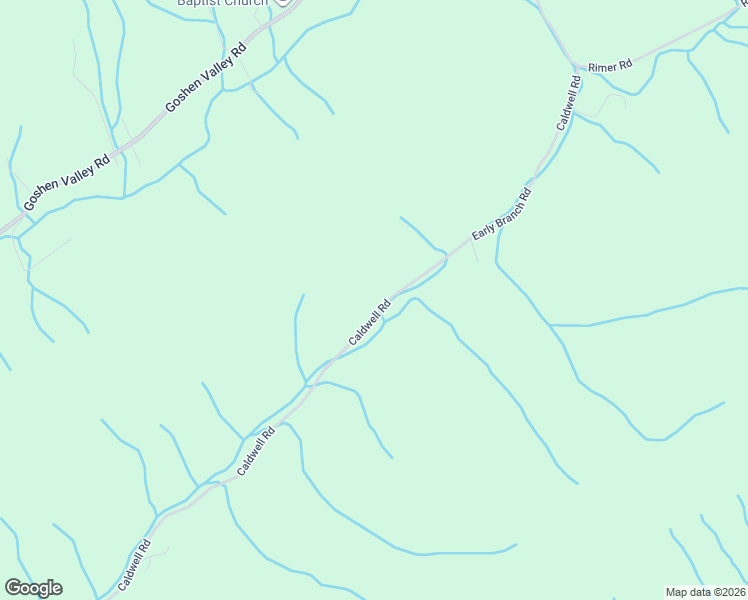 map of restaurants, bars, coffee shops, grocery stores, and more near 471 Early Branch Road in Rogersville