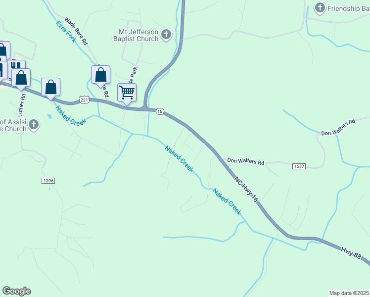map of restaurants, bars, coffee shops, grocery stores, and more near 170 Bd Lewis Dr in Jefferson