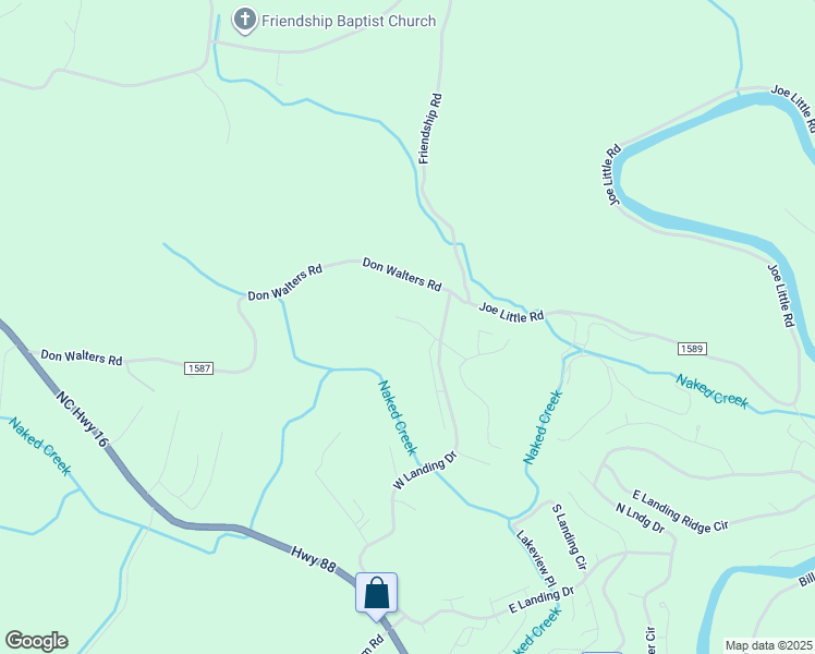 map of restaurants, bars, coffee shops, grocery stores, and more near 191 Rocky Creek Court in Jefferson