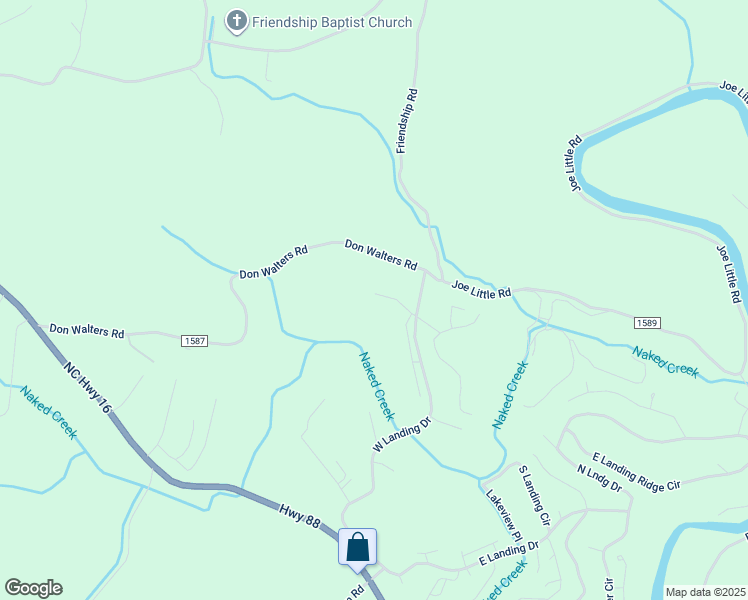 map of restaurants, bars, coffee shops, grocery stores, and more near Rocky Creek Court in Jefferson