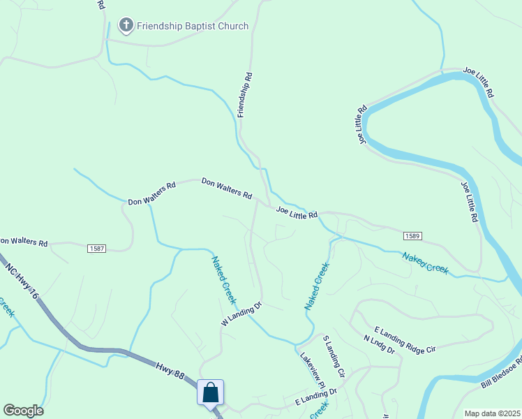 map of restaurants, bars, coffee shops, grocery stores, and more near 153 Knollview Place in Jefferson