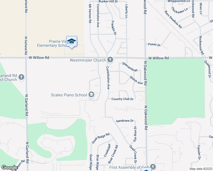 map of restaurants, bars, coffee shops, grocery stores, and more near 1914 Constitution Avenue in Enid