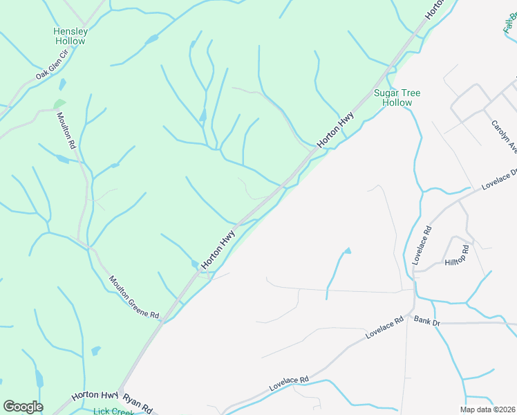 map of restaurants, bars, coffee shops, grocery stores, and more near 37656 Horton Highway in Fall Branch