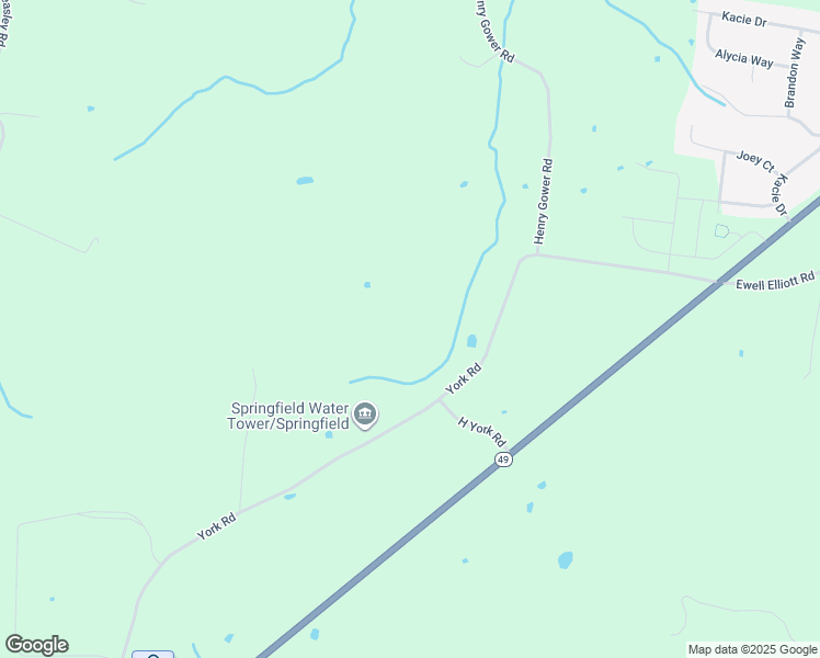 map of restaurants, bars, coffee shops, grocery stores, and more near 3024 York Road in Pleasant View