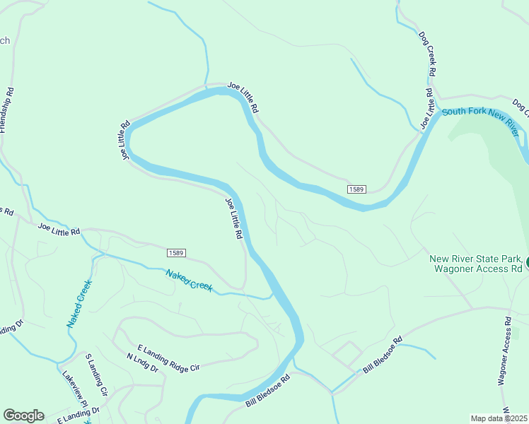 map of restaurants, bars, coffee shops, grocery stores, and more near Colvard Trace in Ashe County