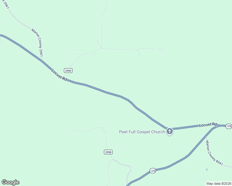 map of restaurants, bars, coffee shops, grocery stores, and more near 4796 Marion County 2059 in Yellville